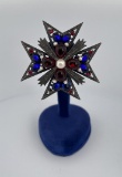 Weiss Maltese Cross Brooch