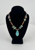 Barse Sterling Silver Turquoise Necklace