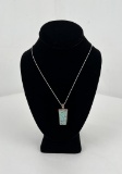 Navajo Sterling Silver Turquoise Necklace
