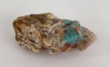 Amazonite Quartz Crystal in Microcline