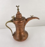 Arabic Nizwa Islamic Copper Dallah Coffee Pot