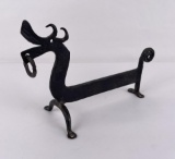 Swedish Wrought Iron Dragon Bootscraper