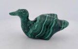 African Malachite Duck Carving