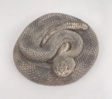 Plaster Chalkware Rattlesnake