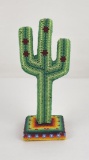 Mexican Huichol Beaded Cactus