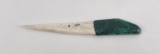 African Malachite Letter Opener
