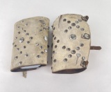 Antique Tooled Leather Cowboy Cuffs