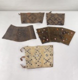 Antique Tooled Leather Cowboy Cuffs