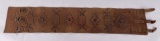 Antique Tooled Leather Cowboy Bronc Belt