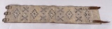 Antique Tooled Leather Cowboy Bronc Belt