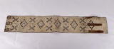 Antique Tooled Leather Cowboy Bronc Belt