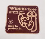 USFS US Forest Service Wildlife Tree Sign