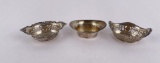 Sterling Silver Nut Dishes Salt Cellars