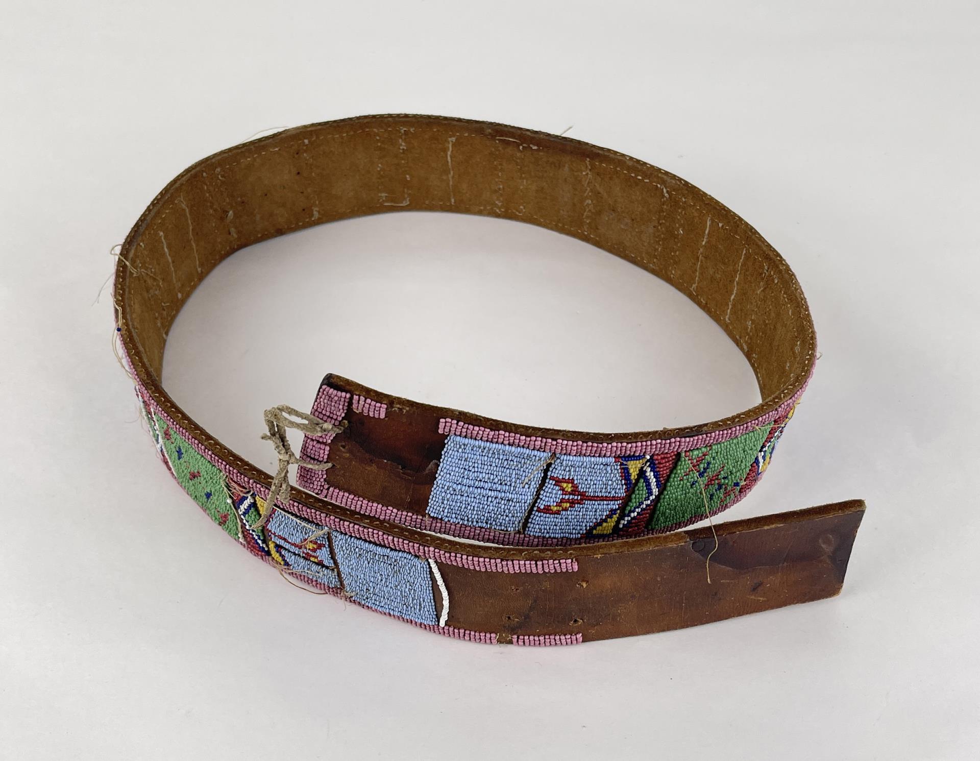 Antique Crow Indian Beaded Pistol Belt Proxibid