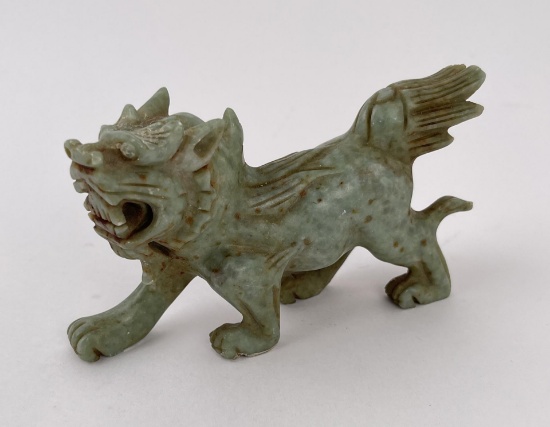 Chinese Carved Hard Stone Dragon