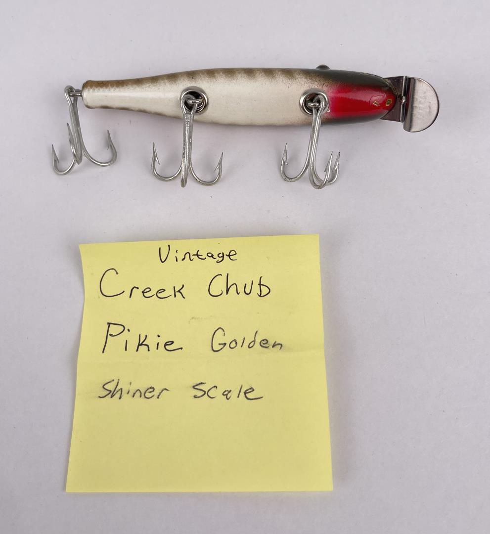 Creek Cub Pikie Golden Shiner Scale Fishing Lure