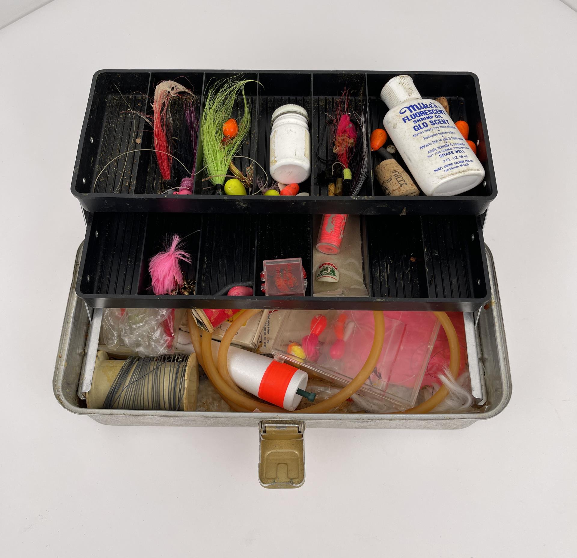 102A Umco Fishing Tackle Box with Lures