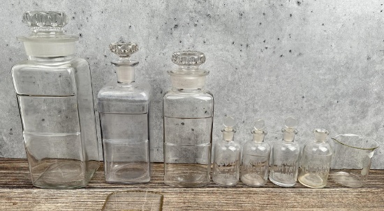 Antique Drug Store Apothecary Bottles Jars