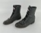 Justin Leather Kiltie Boots