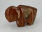 Arizona Rainbow Petrified Wood Buffalo Fetish