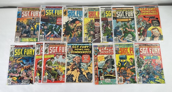 Collection of SGT Fury Comic books
