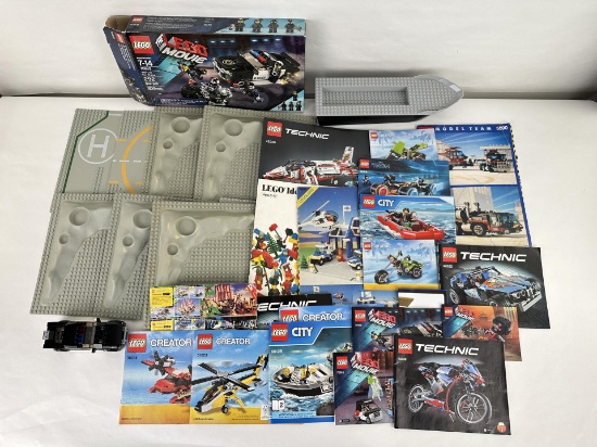 Collection Of Lego Instructions And Accessories