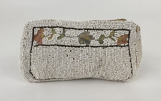 Art Deco Embroidered Beaded Purse