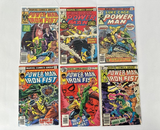 Group Of Power Man And Iron Fist Comic Books