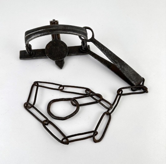 S Newhouse Oneida Community Hand Forged Trap