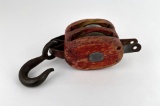 Antique Block And Tackle Pulley