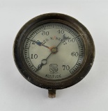 Antique Ashcroft Altitude Gauge Steampunk