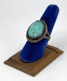 Navajo Sterling Silver Turquoise Ring