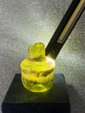 Time of Christ Ancient Roman Bottle Amber Yellow
