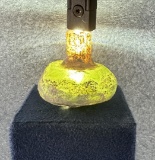 Time of Christ Ancient Roman Bottle Amber Yellow