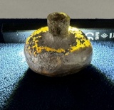 Time of Christ Ancient Roman Bottle Amber Yellow