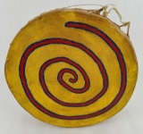 Plains Native American Indian Painted Drum