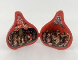 Peruvian Folk Art Nativity Painted Gourd