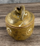 Frances Senska Montana Studio Pottery Covered Jar