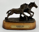 Paul Geffre Bronze Horses Running Wild
