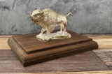 AP Baker Sterling Silver Buffalo Sculpture