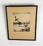 Frank Weston Benson Black Ducks Engraving