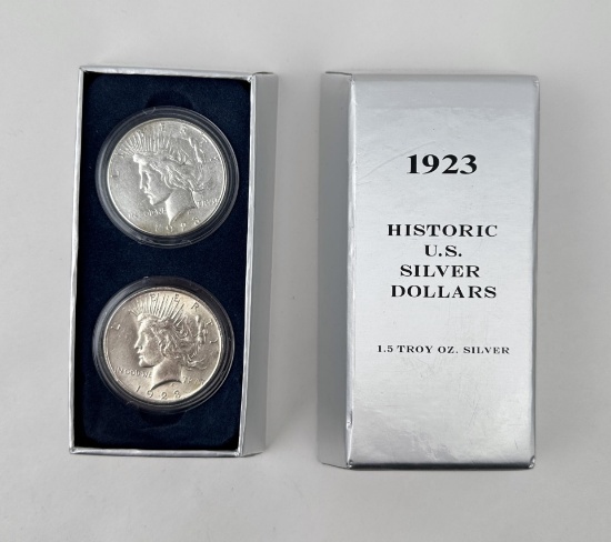 1923 Historic US Silver Dollars