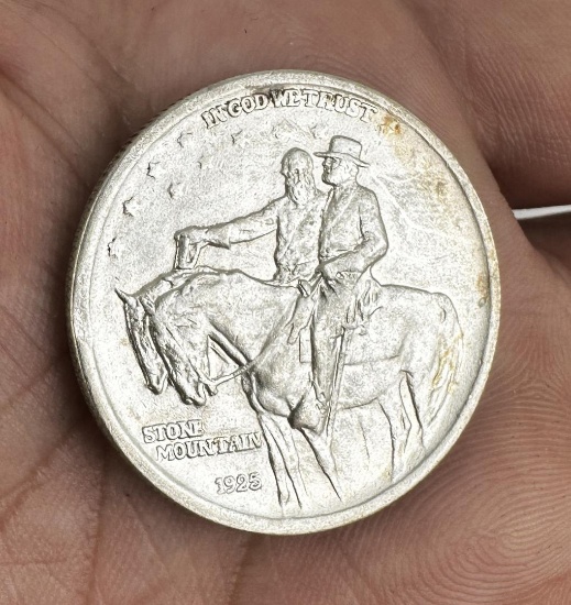 1925 Stone Mountain Silver Half Dollar US Coin