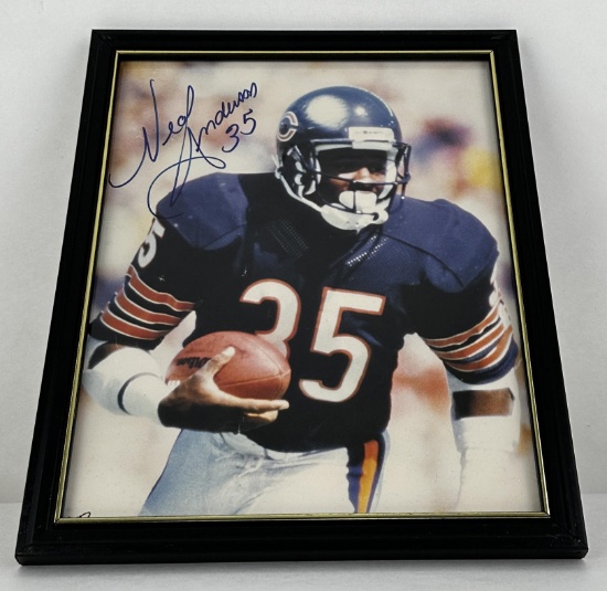 Neal Anderson Chicago Bears Autographed Photo