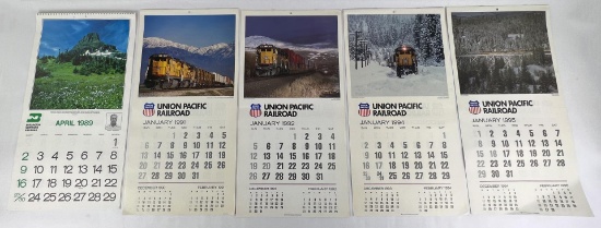 Collection Of Railroad Calendars