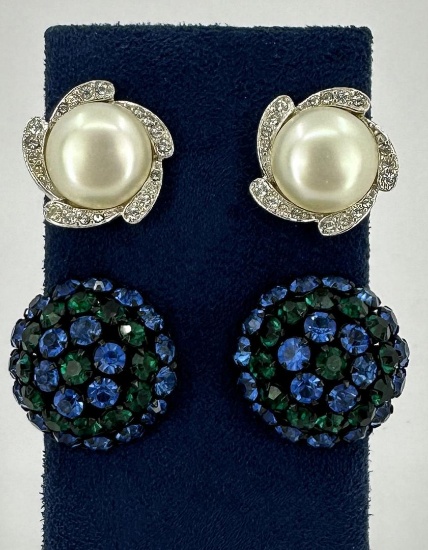 Marvella & Warner Costume Jewelry Earrings