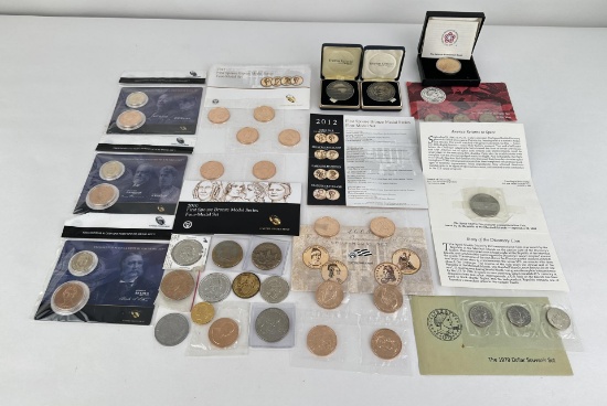 Large Collection Of Coins & Medals