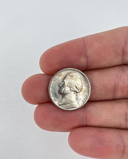 1938 S Jefferson Nickel Coin