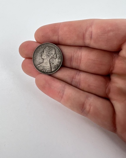 1876 Newfoundland One Cent Coin