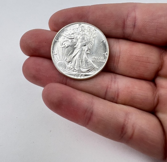 1944 P Walking Liberty Half Dollar Silver Coin
